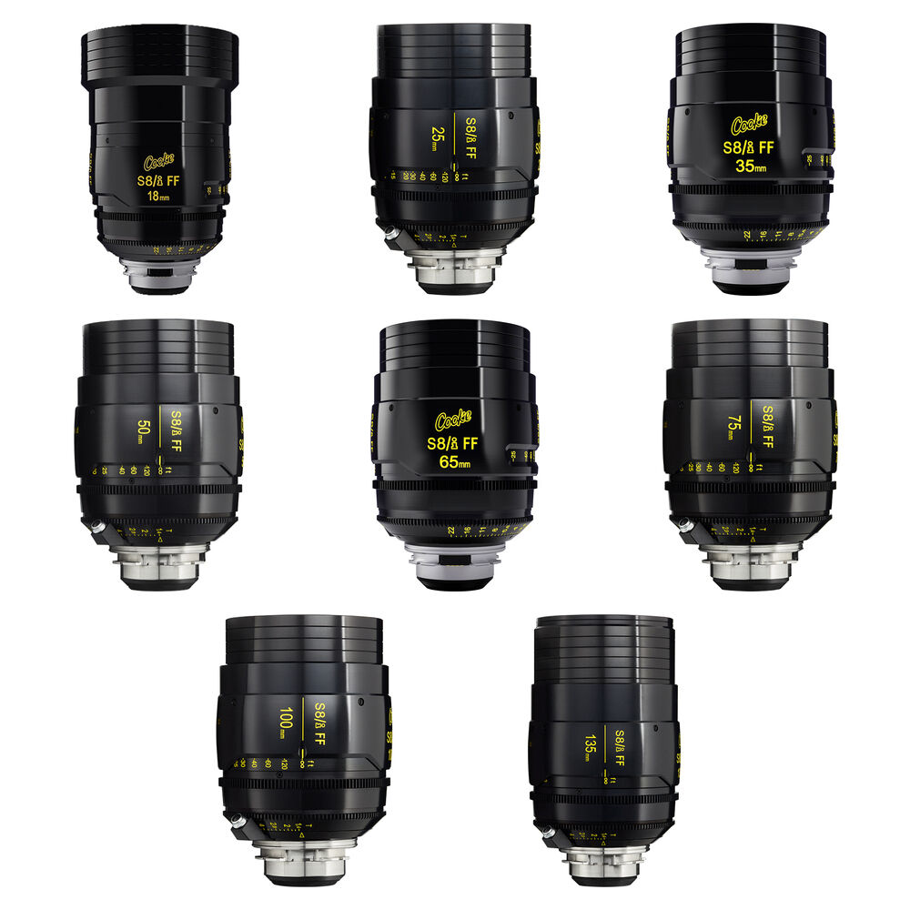 

Cooke S8i Full-Frame Plus T1.4 8-Lens Set (ARRI PL)