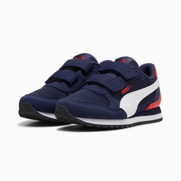 Маленькие дети не любят кроссовки St Runner V4 Mesh Puma, синий — фото 2