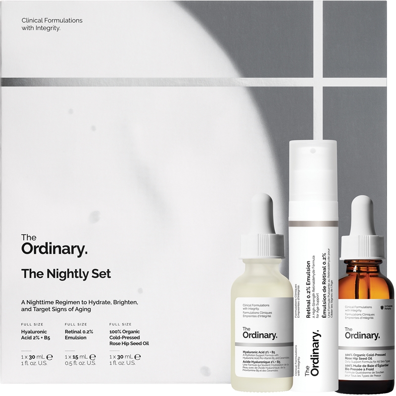

Подарочный набор «Ночной уход» с антивозрастным эффектом The Ordinary, 1 шт