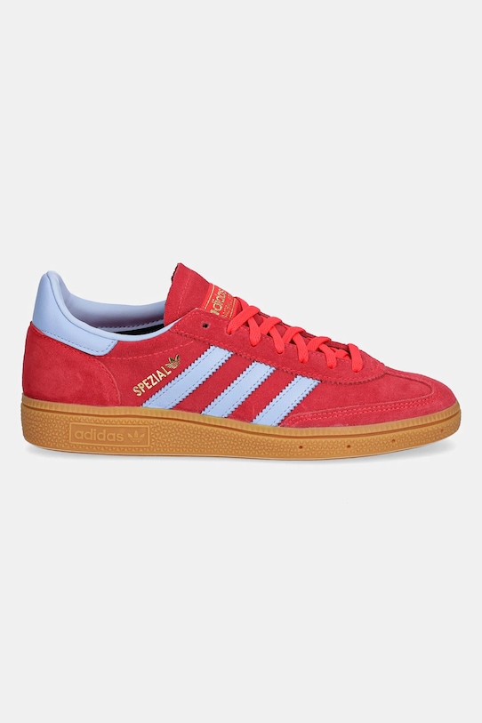 Замшевые кроссовки Handball Spezial Adidas Originals, красный — фото 2