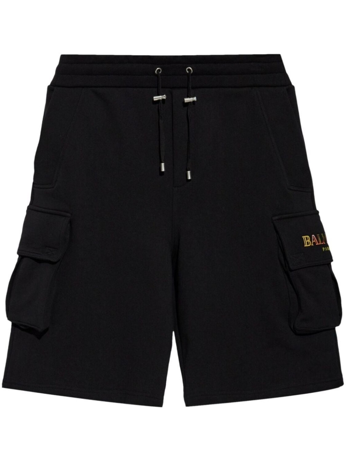 

Хлопковые шорты-карго Balmain, черный