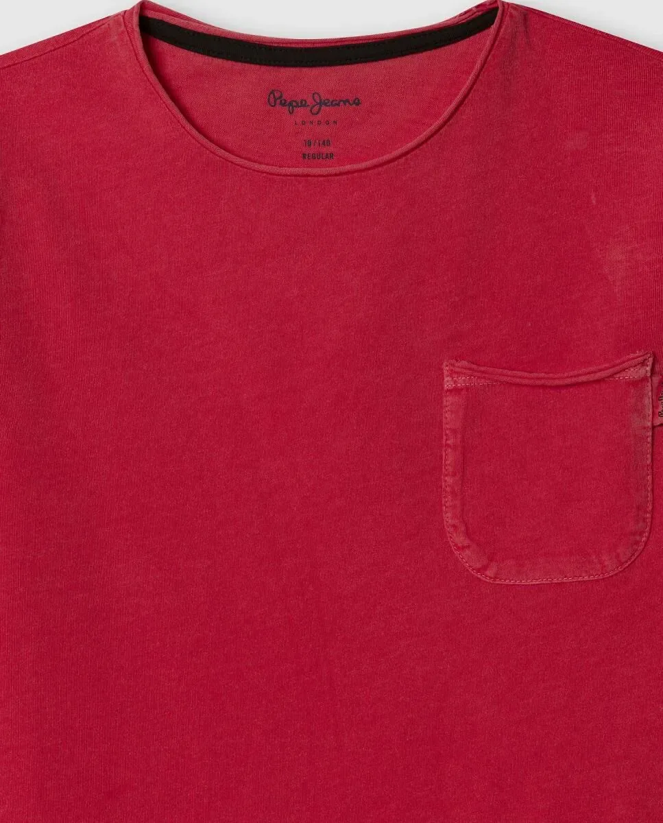 Детская футболка Элайджа Pepe Jeans, красный — фото 3