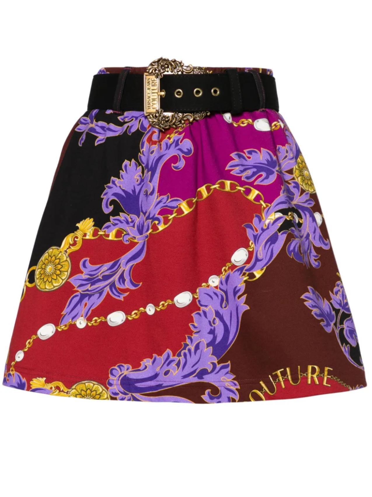 

Versace Jeans Couture юбка мини Chain Couture, красный
