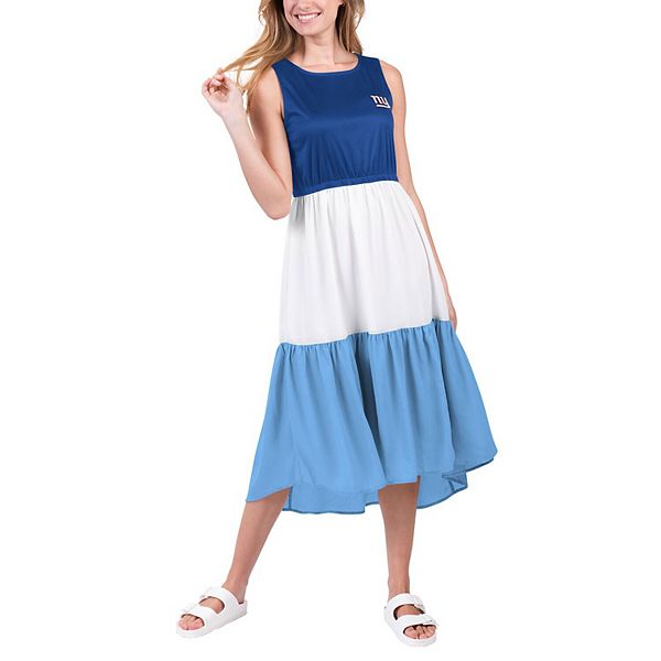 

Женское платье 4her by carl banks royal/light blue new york giants 12th inning colorblock G-Iii