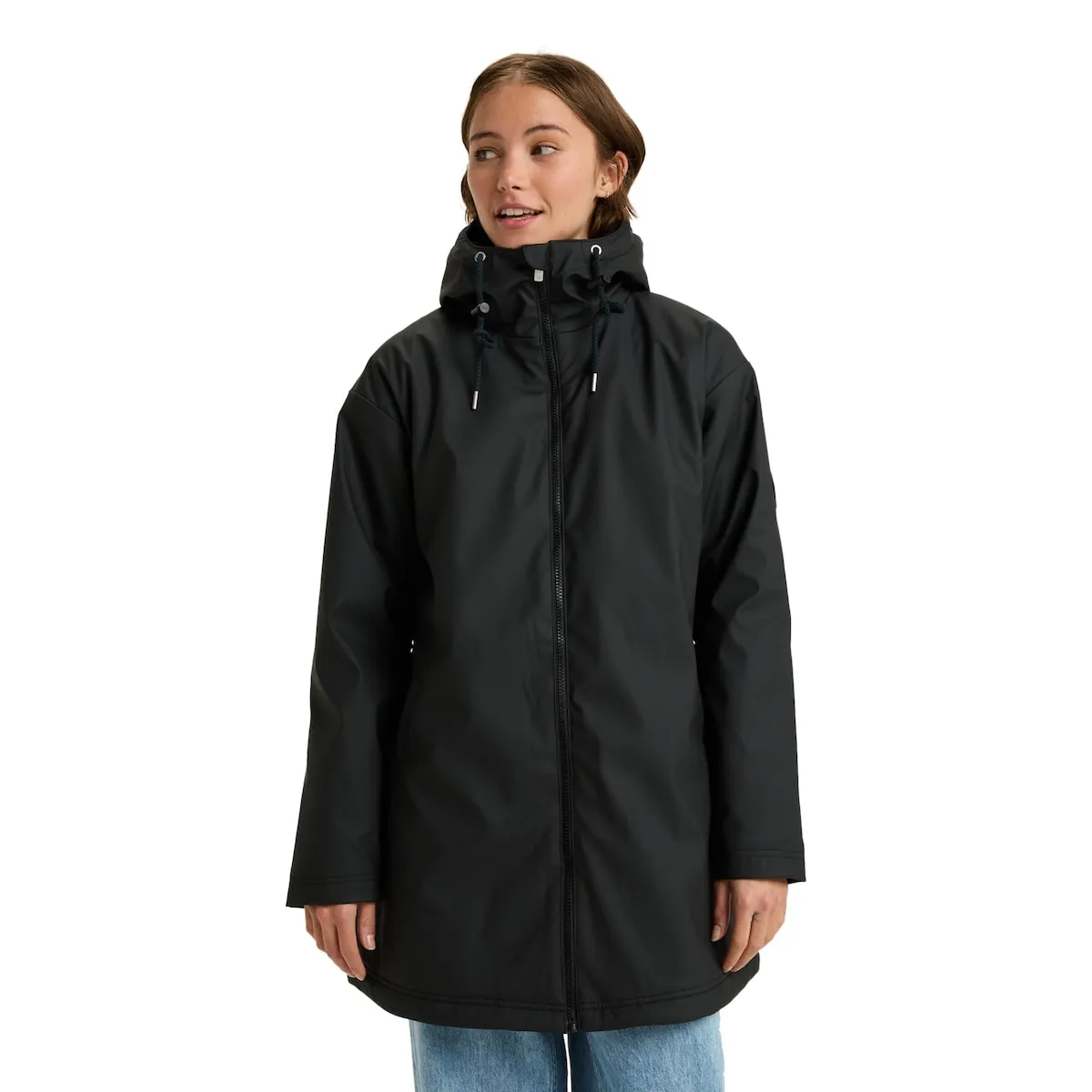 

Женская дождевик Rain Road Polar Zip Roxy, черный