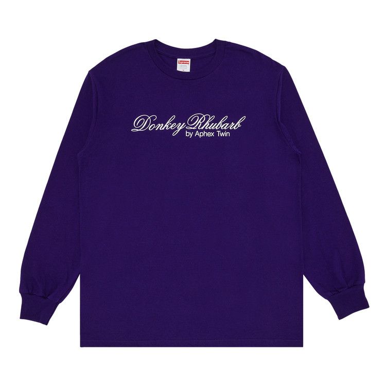 

Футболка Supreme x Aphex Twin Donkey Rhubarb Long-Sleeve Tee, Purple