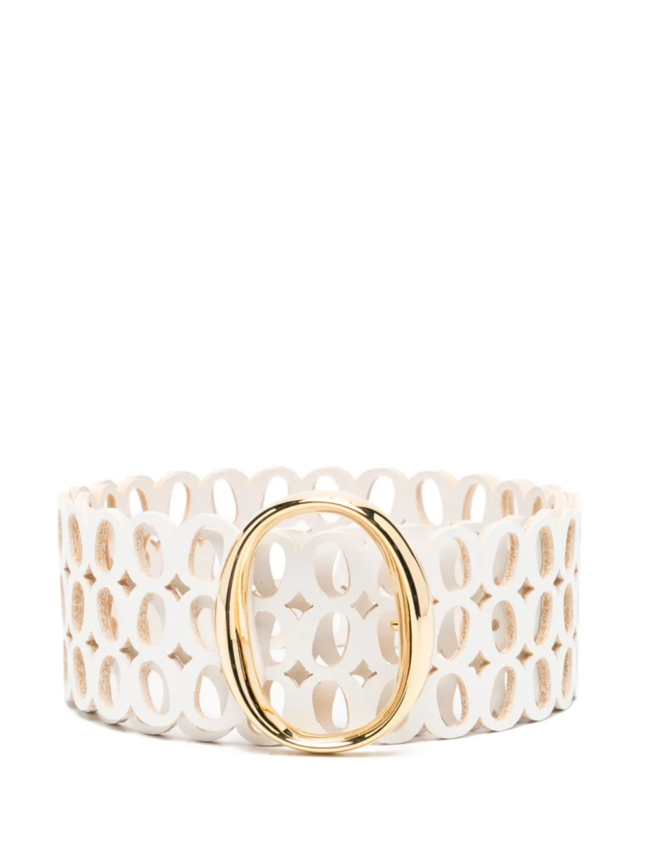 

Ремень из кожи Orciani, белый