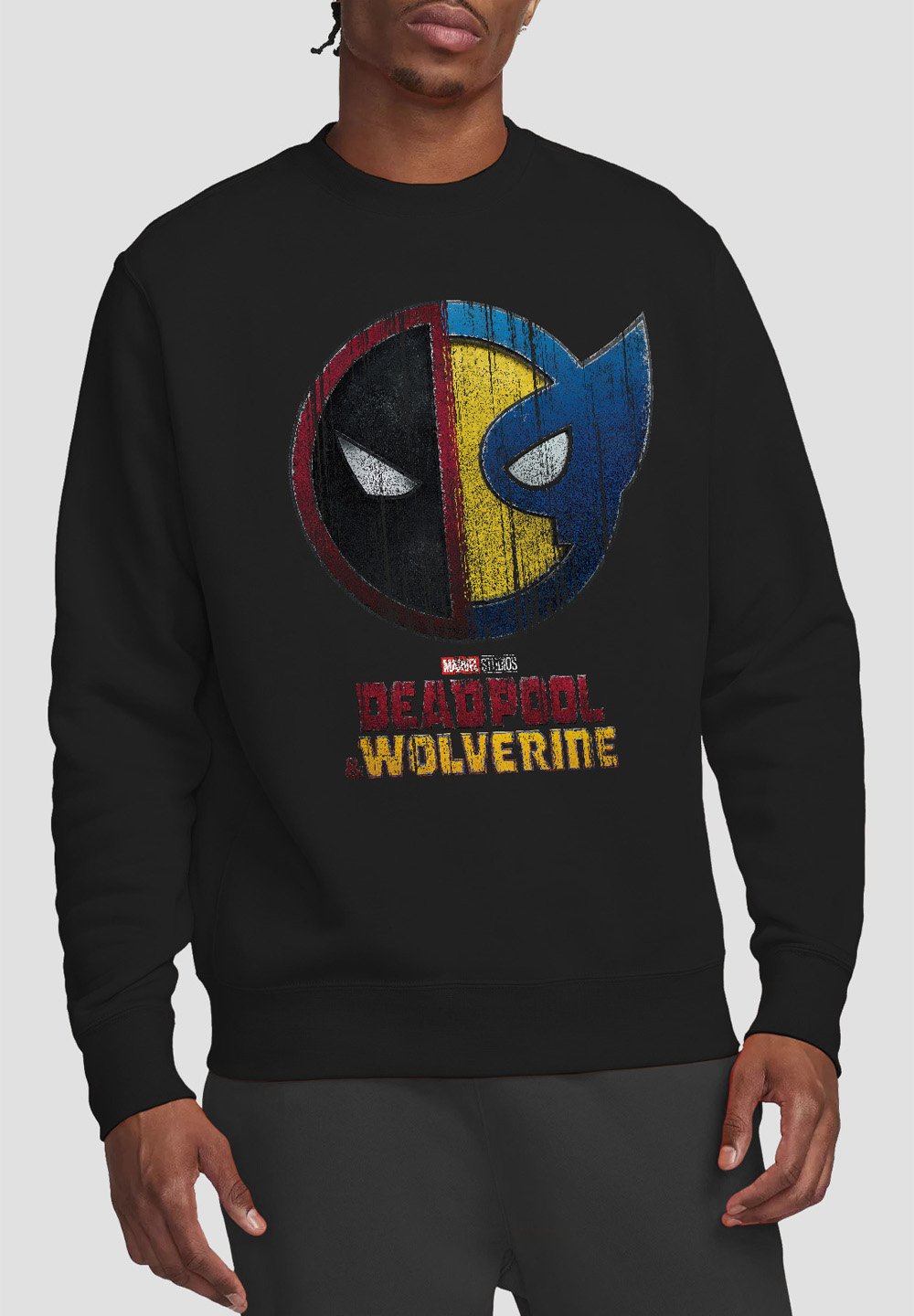 

Толстовка DEADPOOL WOLVERINE WORN CREST Marvel, черный