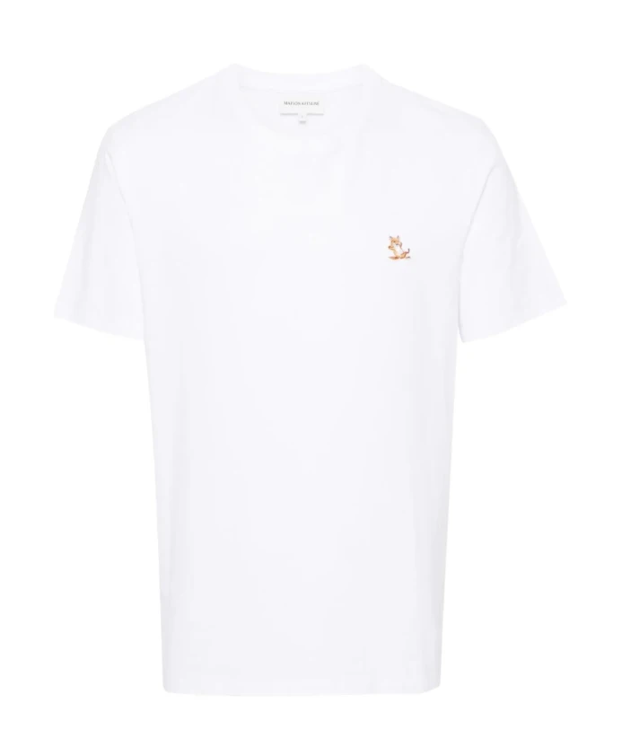 

Футболка с нашивкой Fox Maison Kitsuné, белый