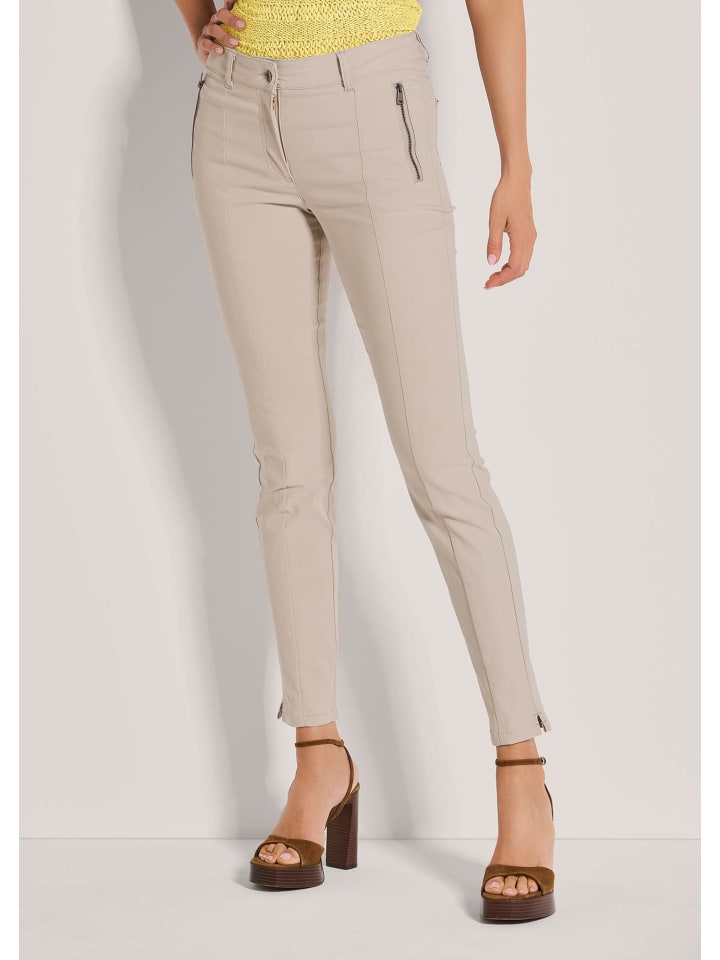 

MADELEINE Узкие брюки с карманами на молнии в берберском стиле