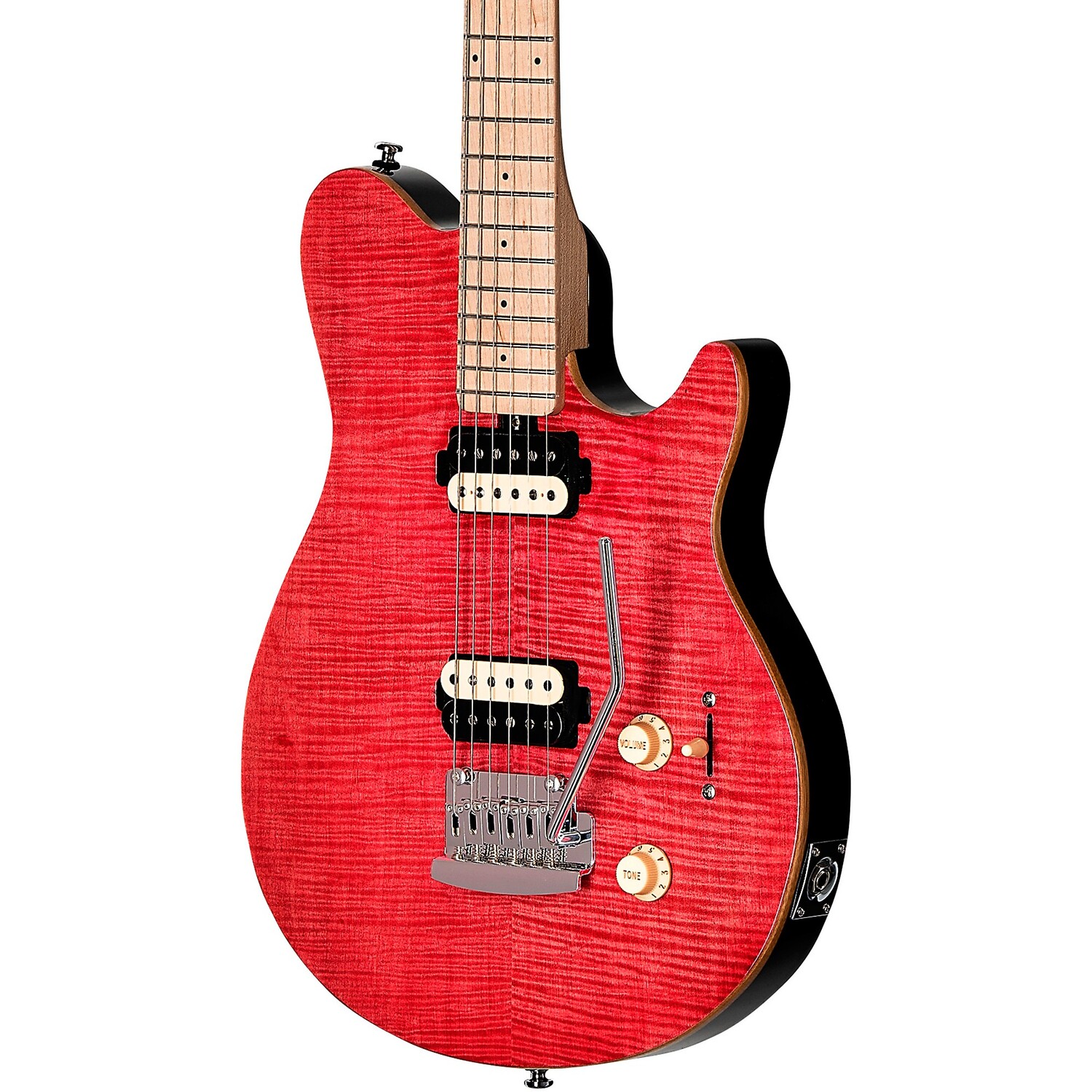 

Электрогитара Sterling by Music Man Axis AX3 Flame Maple Top Stain Pink