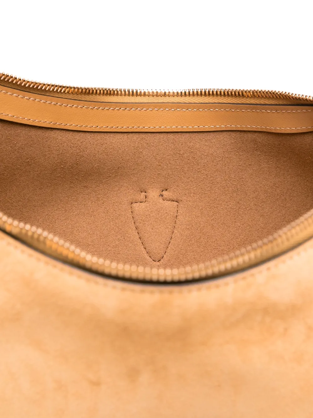 Классическая замшевая сумка через плечо с Т-образной пряжкой TOD'S, коричневый — фото 3