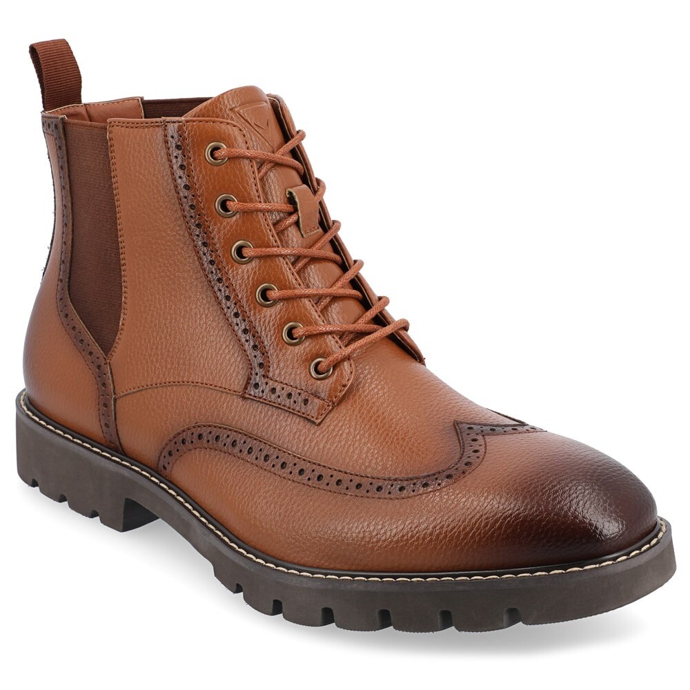 

Мужские ботинки Bowman Wing Tip Vance Co., цвет cognac synthetic