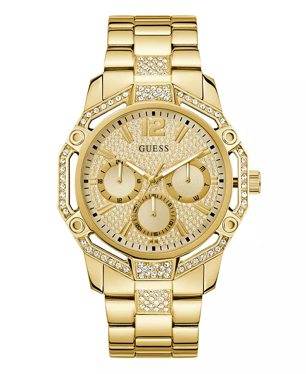 

Мужские многофункциональные часы золотистого цвета, 46 мм Guess, gold-tone