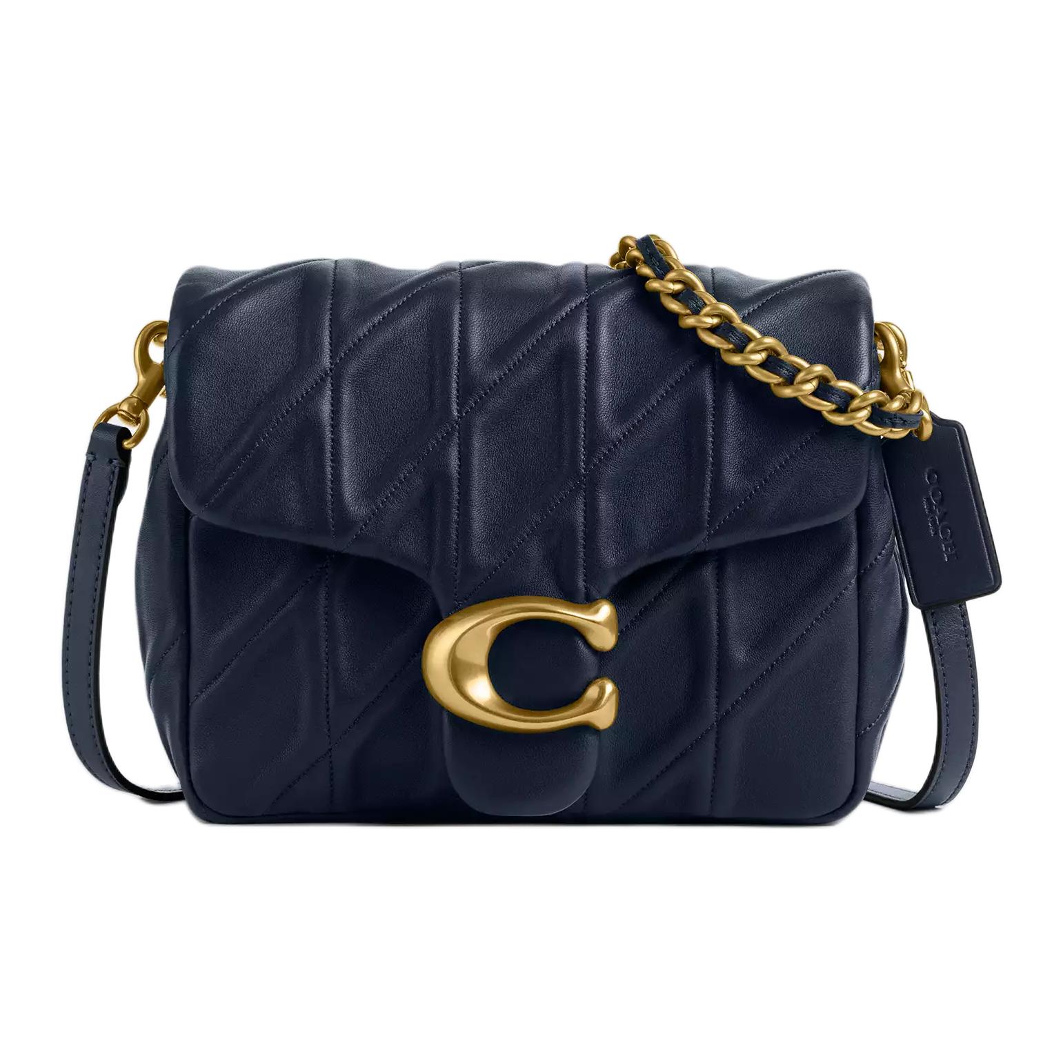 

Сумка через плечо Tabby Nappa из кожи небольшого размера для женщин морской синий COACH