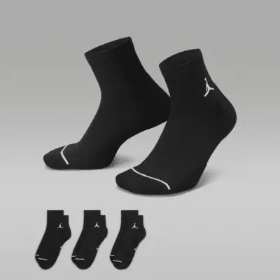 

Носки Jordan Everyday Ankle (3 шт), черный/белый