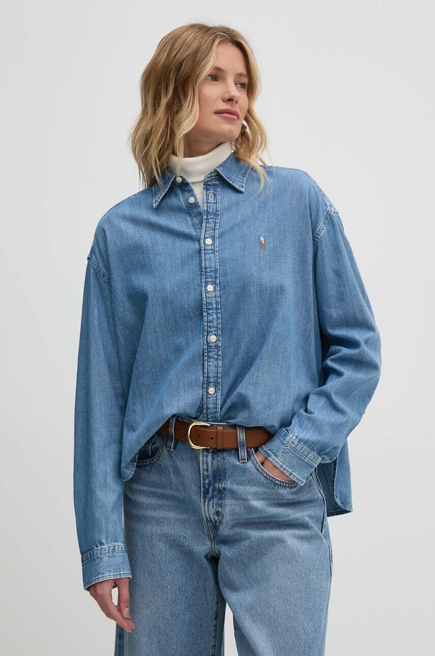 

Рубашка Polo Ralph Lauren, синий