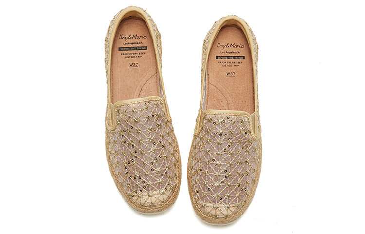 Туфли женские повседневные Women's Casual Shoes Women's Gold Joy&Mario — фото 3