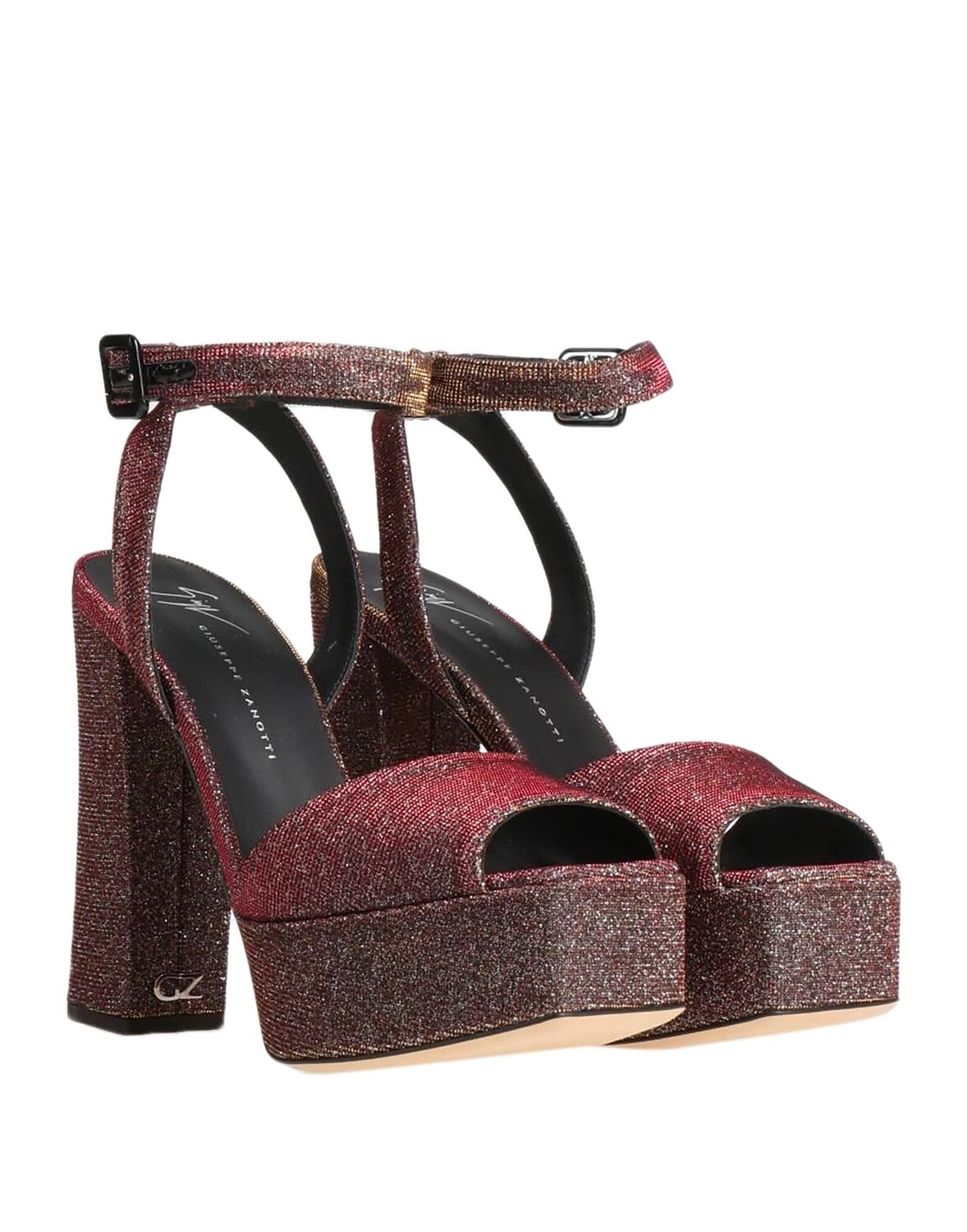Сандалии Giuseppe Zanotti, бордовый — фото 2