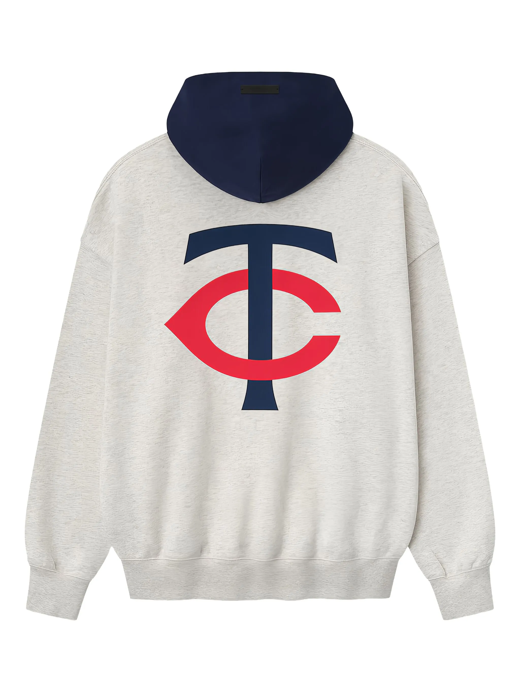 Худи Twins с логотипом из коллаборации с MLB Fear Of God Essentials, серый — фото 2