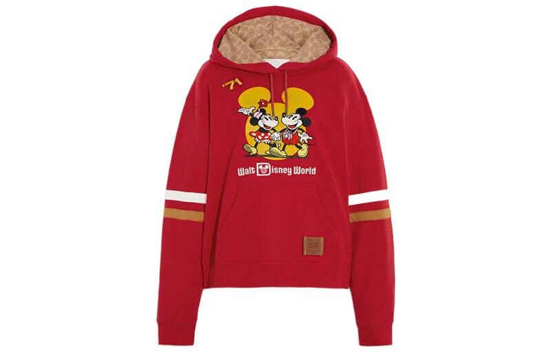 

Свитшот Disney X женский красный Coach