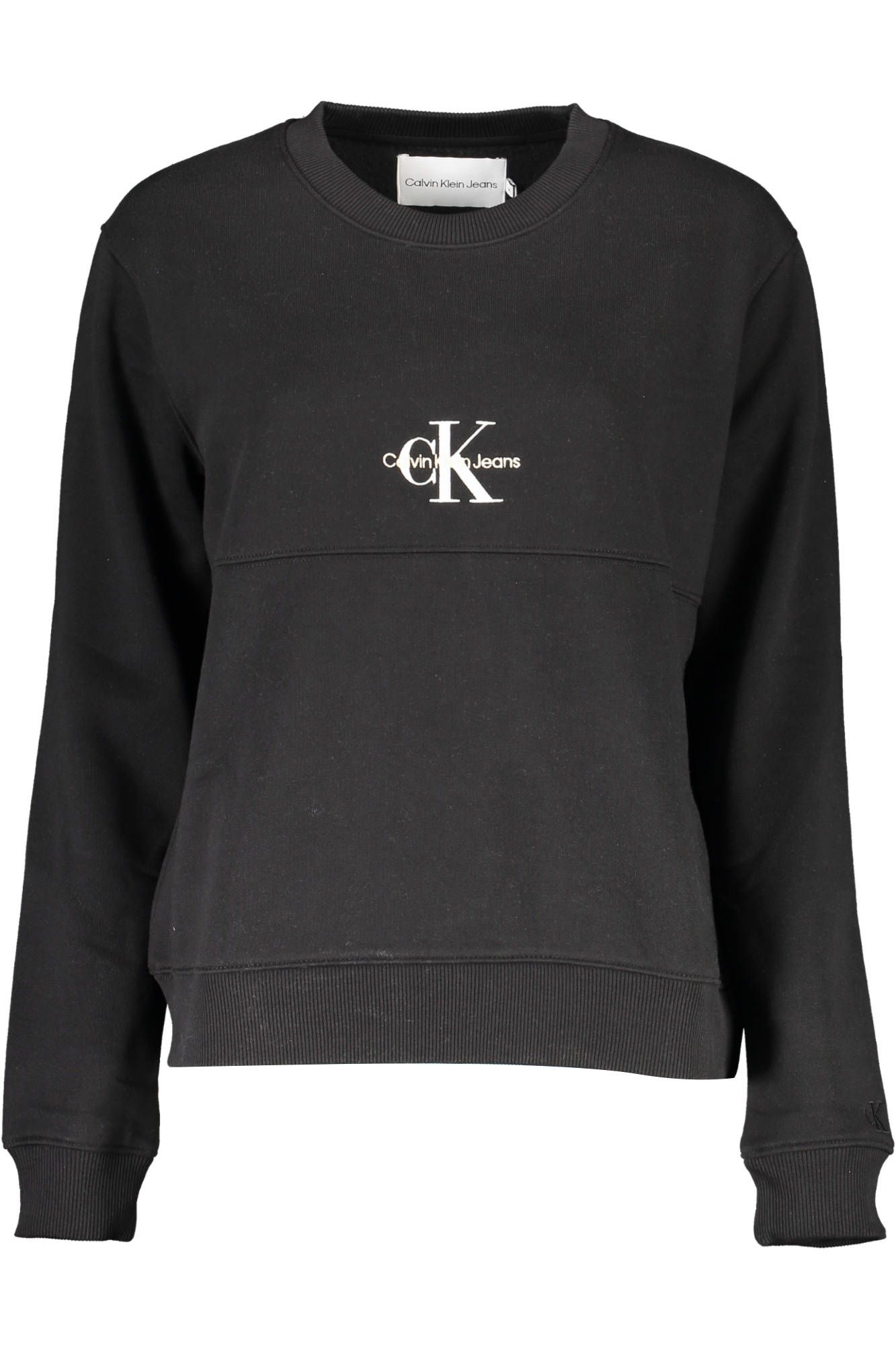 

Черный хлопковый женский свитер Calvin Klein