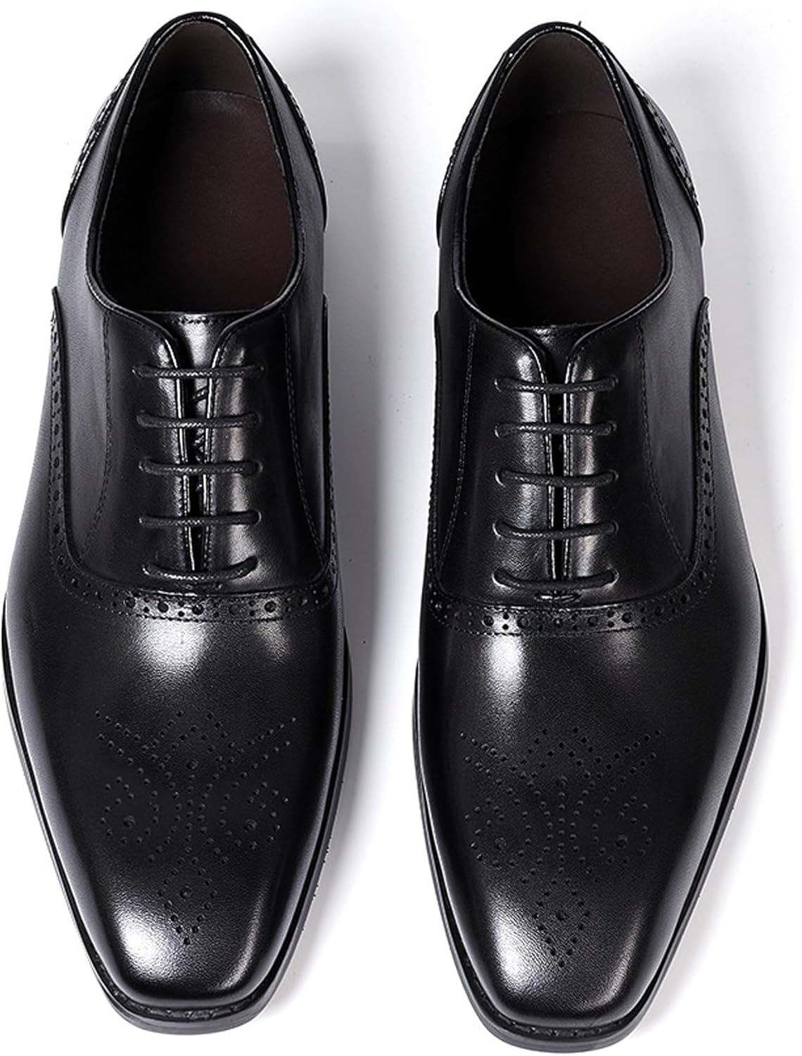 

Мужские оксфорды Santimon, официальная обувь под костюм, мужские кожаные броги с крыльями, современные дерби, модная обувь для выпускного, свадьбы, бизнеса и повседневного ношения, комфортные туфли для смокинга для мужчин, черный