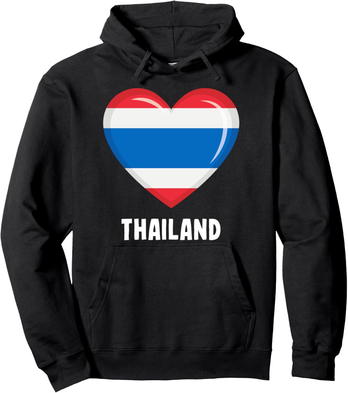 

Толстовка с капюшоном с изображением тайского флага, черная Thailand Flag Clothing, Черный, Толстовка с капюшоном с изображением тайского флага, черная Thailand Flag Clothing