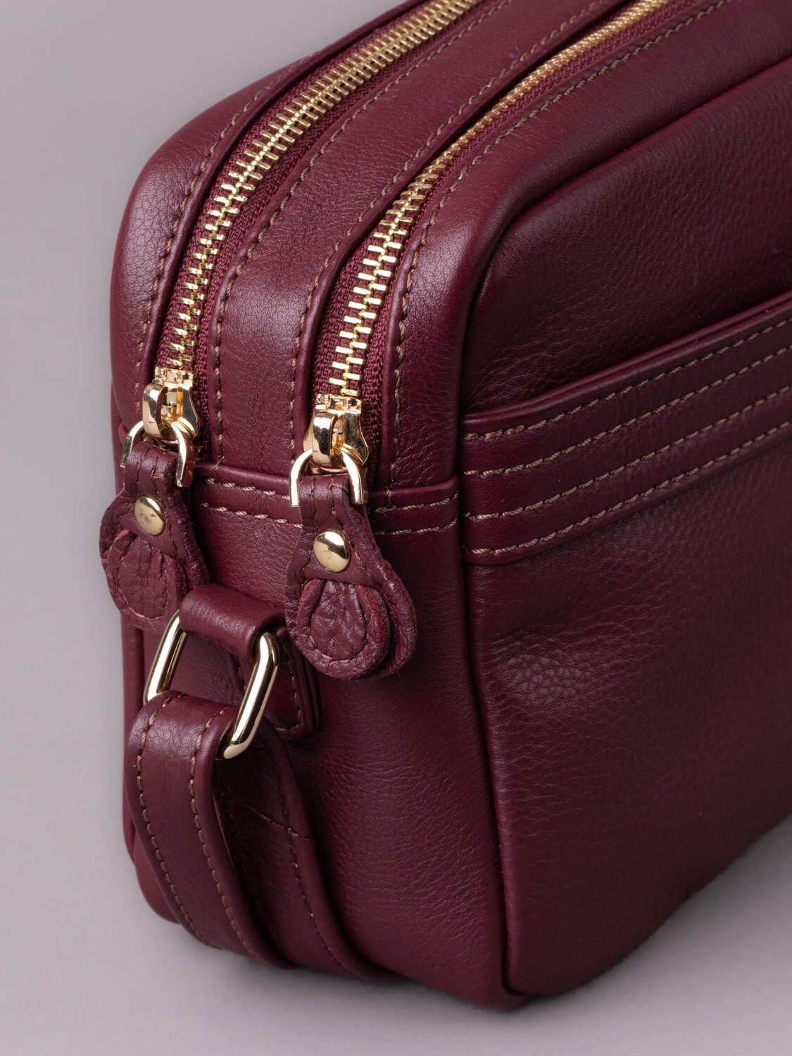 

Кожаная сумка через плечо 'Cartmel' свободного кроя Lakeland Leather, красный
