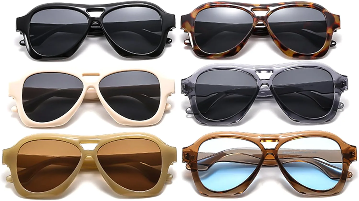 

bullabulling Модные большие солнцезащитные очки-пилот для женщин и мужчин, ретро, ​​сине-зеленые оттенки, панк-очки, защита от ультрафиолета UV400 для мужчин, Beige