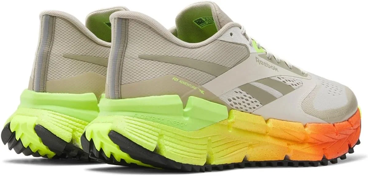 Мужские кроссовки Reebok Floatzig Adventure 1, Alabaster Classic Beige Digital Lime — фото 3