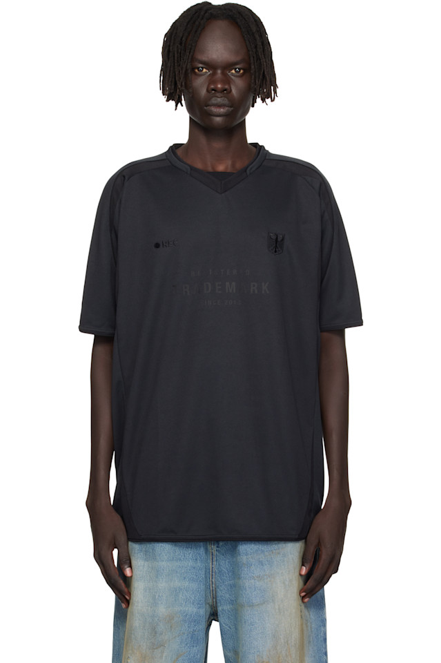 

Фирменная футбольная майка Vetements, черный