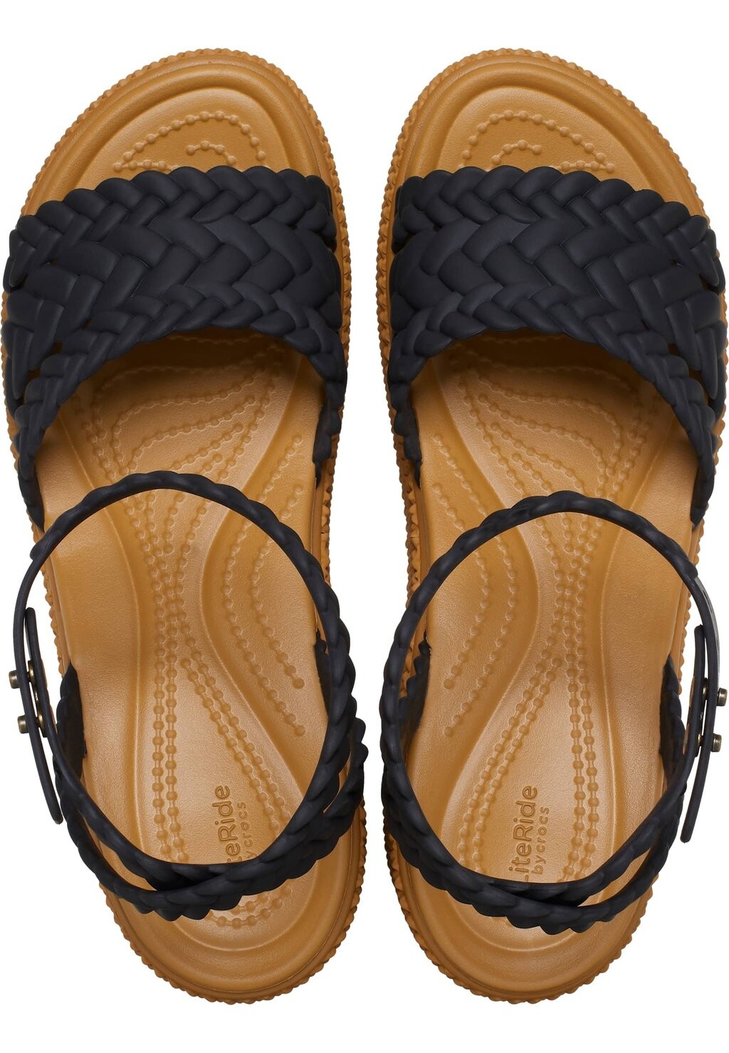 

Эспадрильи Crocs, черный металлик