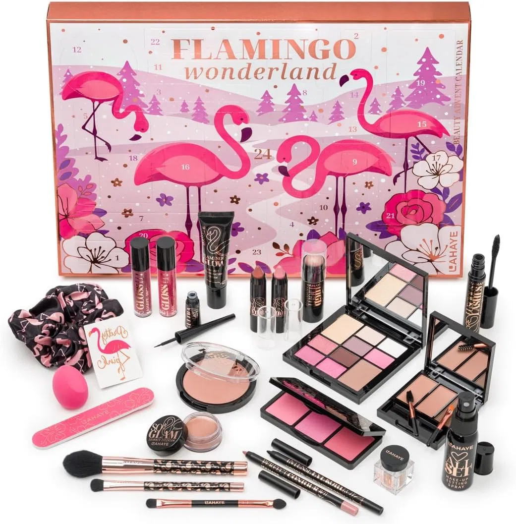 Бьюти-адвент-календарь «PINK FLAMINGO» X-MAS 2025 от LAHAYE Lahaye