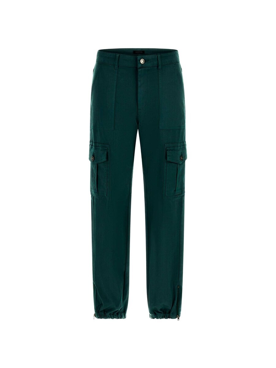 

Тканевые брюки GUESS Slim fit Pants, зеленый