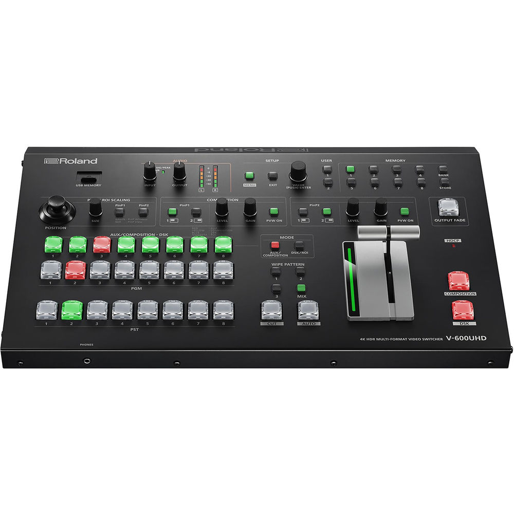 

Многоформатный видеомикшер Roland V-600UHD 4K HDR