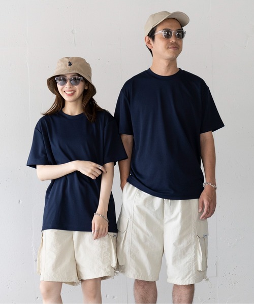 

Спортивная футболка влагоотводящая быстросохнущая с защитой от УФ United Athle, темно-синий