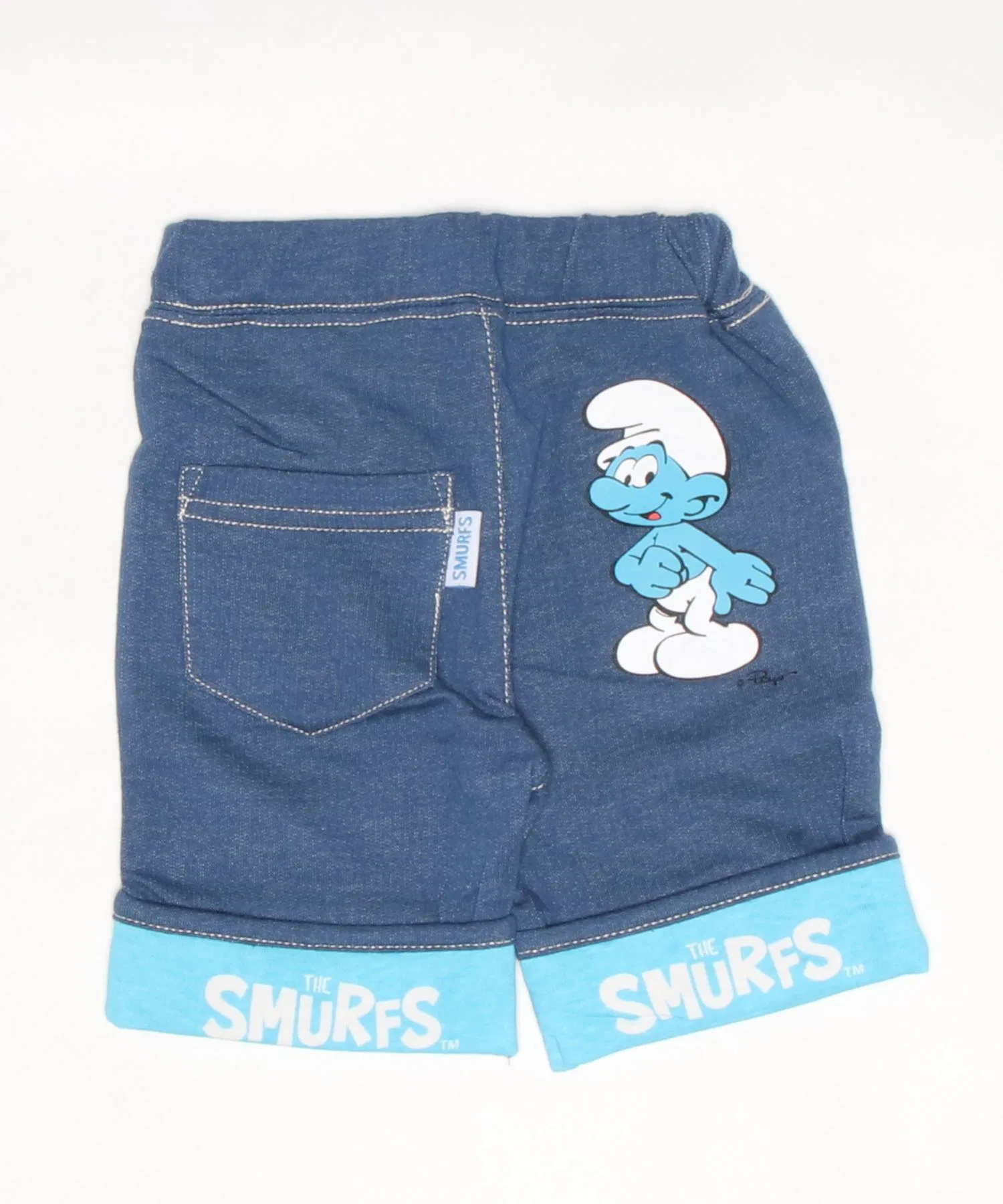 Детские брюки SMURFS из хлопка и полиэстера синие
