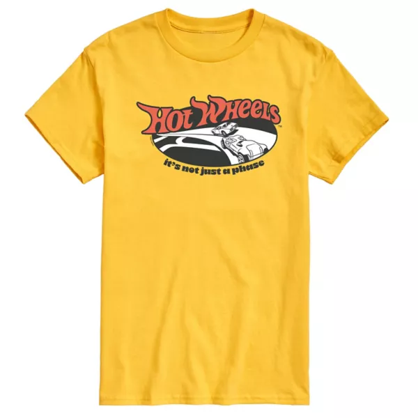 

Мужская футболка с принтом "Это не просто этап" Drive Hot Wheels, желтый