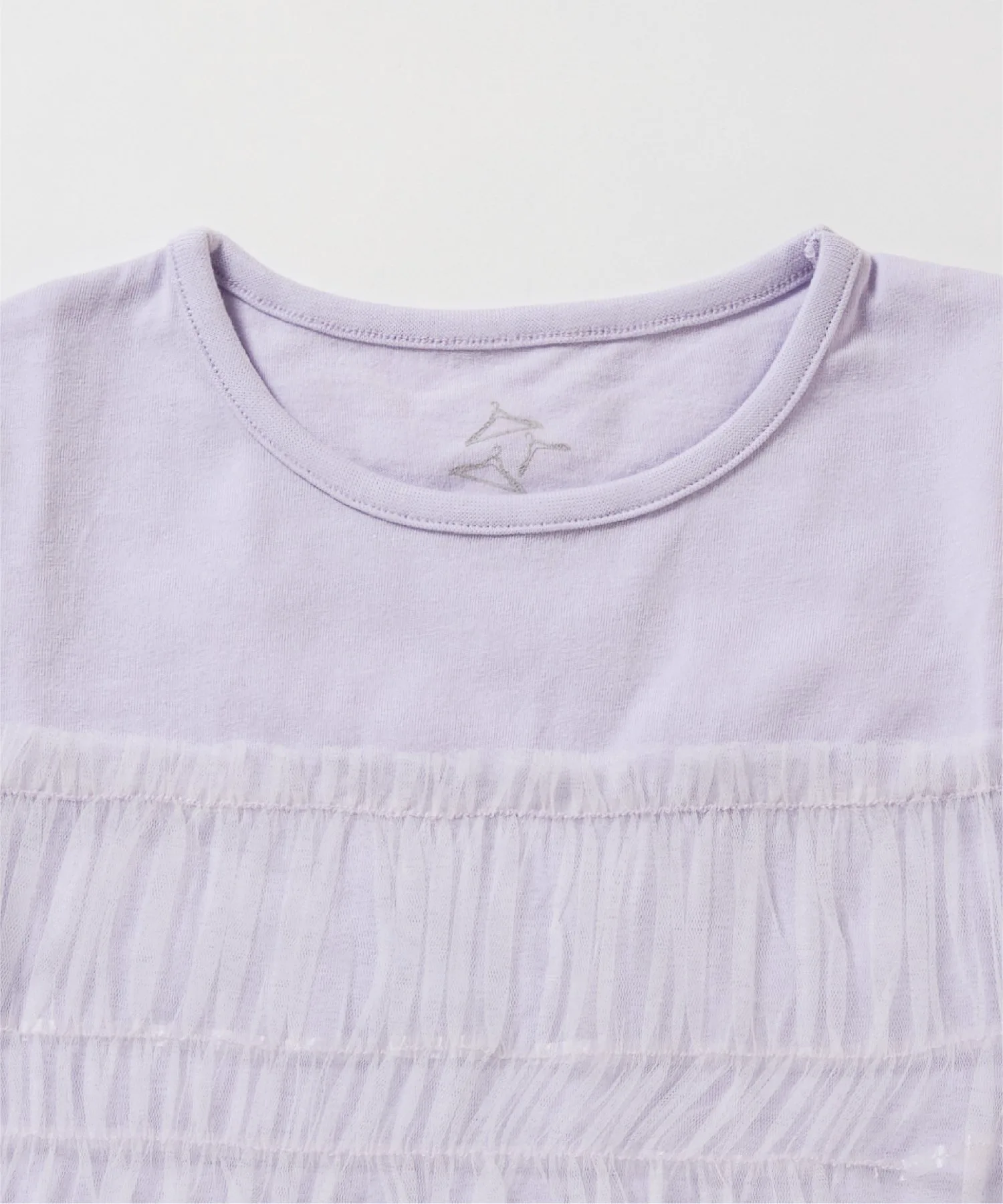 Шифоновая футболка Ever Closet, цвет Lavender — фото 4
