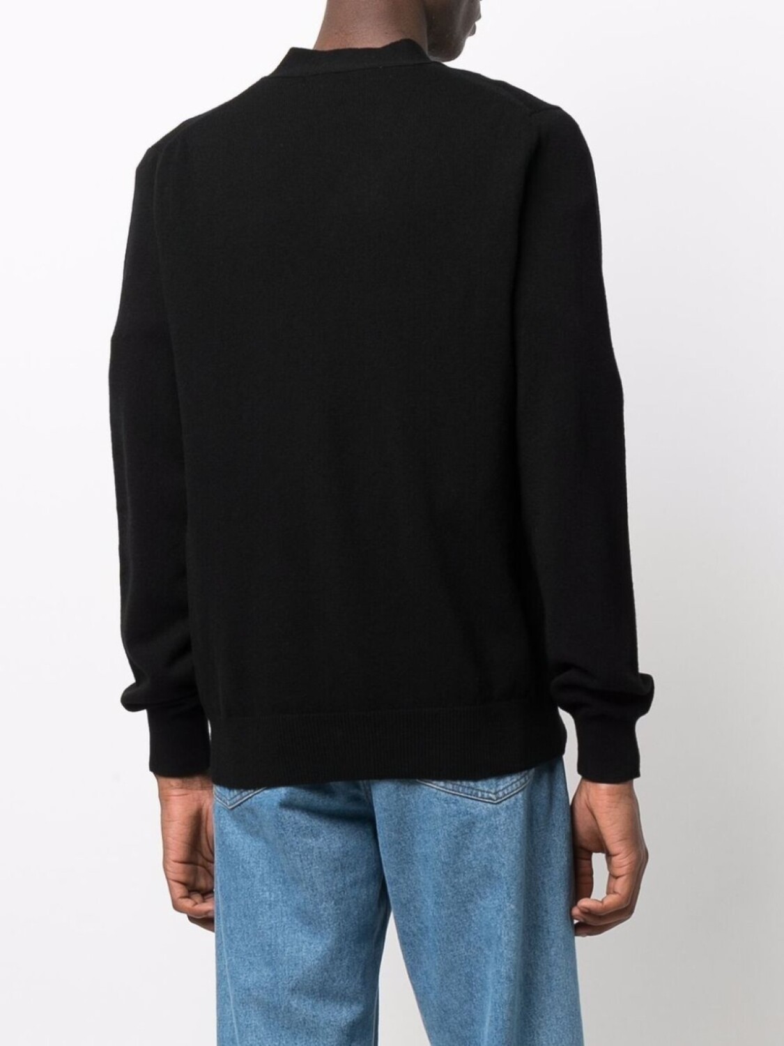 Comme Des Garçons Play шерстяной кардиган тонкой вязки, черный — фото 4