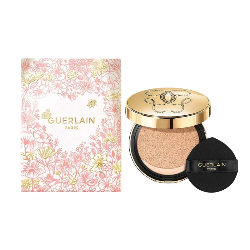 GUERLAIN JIAOLAN Golden Diamond корректирующий воздушный крем-пудра для увлажнения и выравнивания тона кожи 14,5 г — фото 3