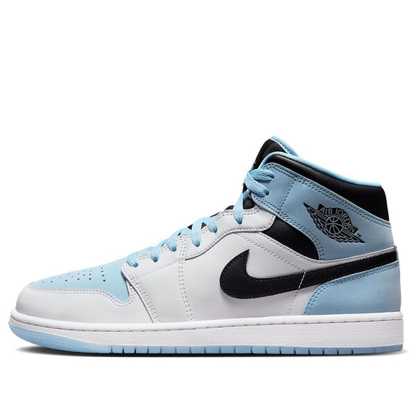 

Кроссовки 1 mid 'ice blue' Air Jordan, белый