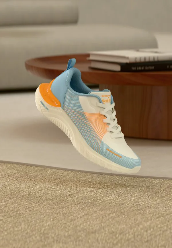 Кроссовки snoop ace Skechers, White/Blue/Hot Melt/Orange