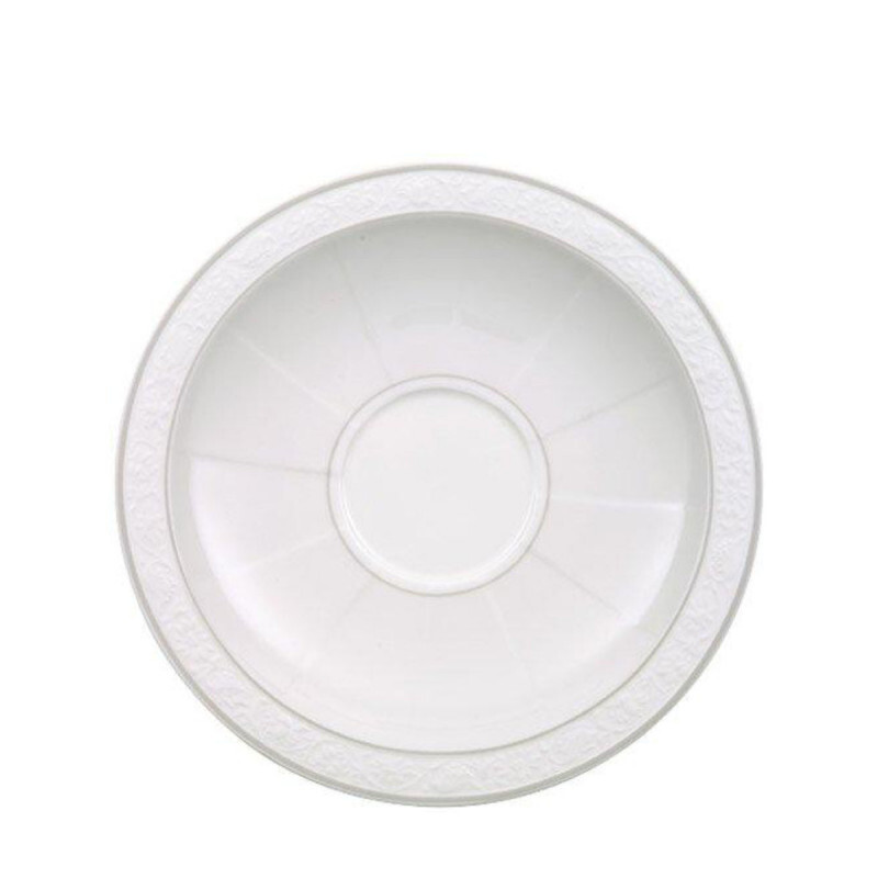 

Блюдце Grey Pearl для завтрака и суповых чашек 18 см Villeroy & Boch, белый