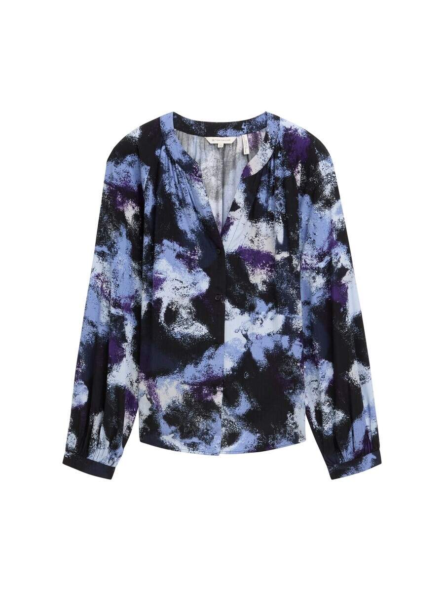 

Блузка TOM TAILOR Blouse, цвет night blue/sky blue