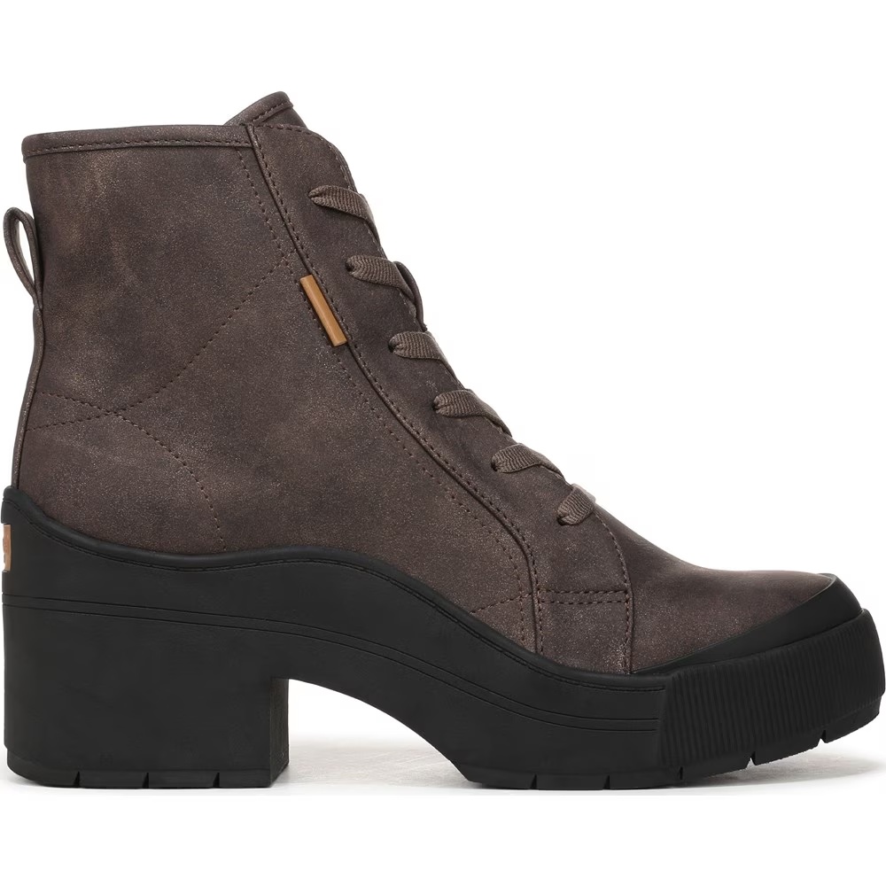 Ботильоны на платформе Time Off Up Dr. Scholl'S, цвет dark umber faux leather — фото 2