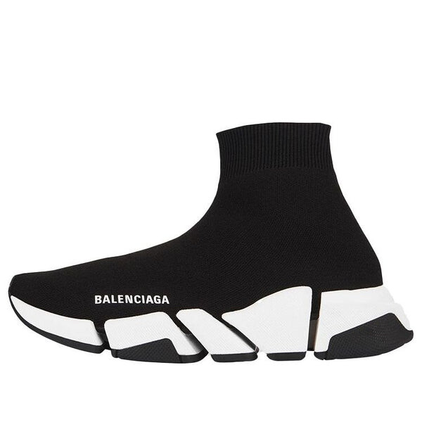 

Кроссовки speed 2 trainer knit 'black white' Balenciaga, белый