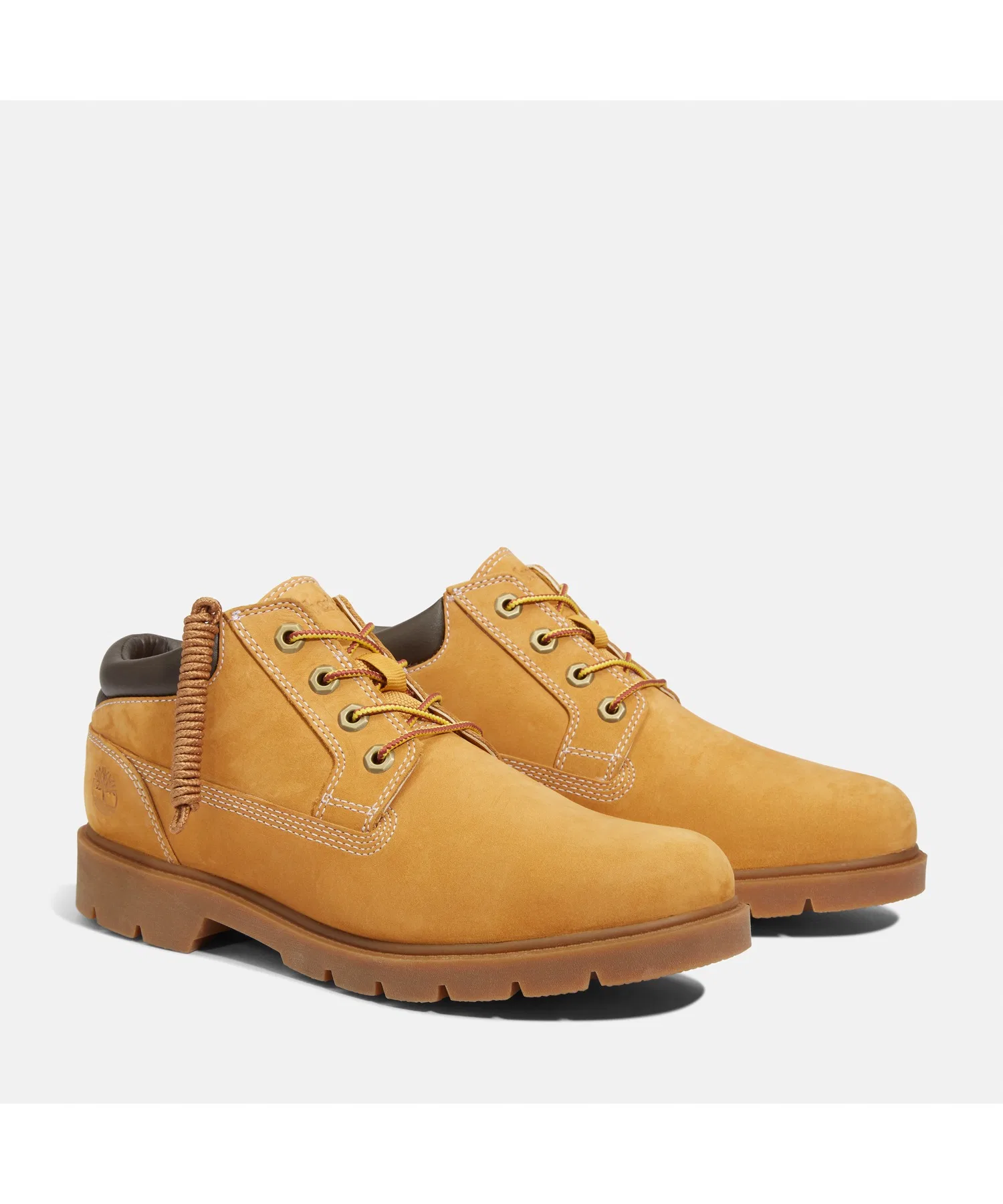 Мужские кожаные кроссовки Timberland Classic Lace-Up пшеничные — фото 3