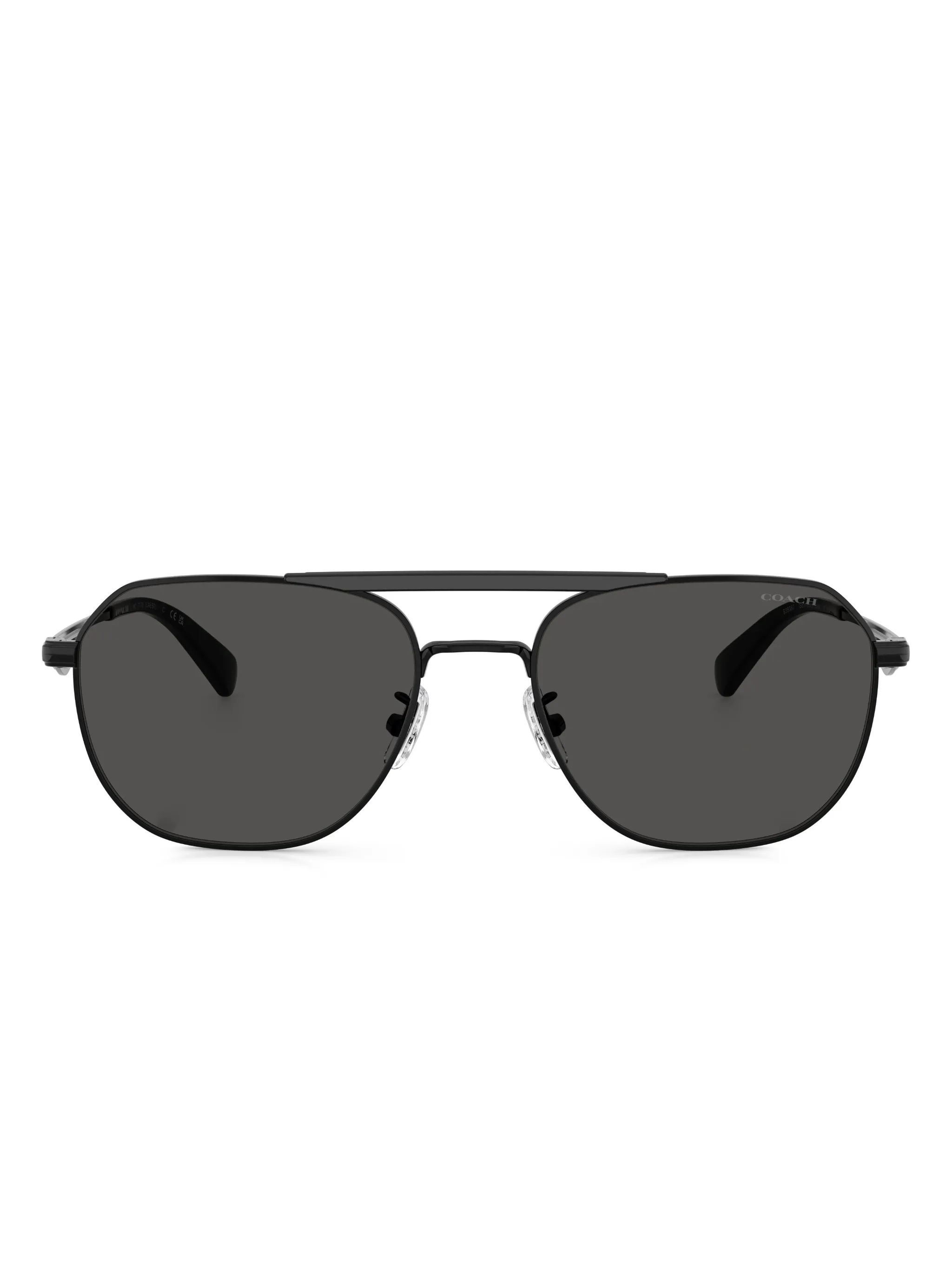 

Солнцезащитные очки-пилоты Coach, черный